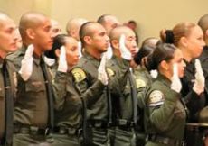sheriff jim mcdonnell officiates over graduation ceremony of custody custody assistant